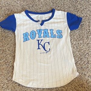 Little Girls Kansas City Royals Baseball T-Shirt - Size XS 4/5